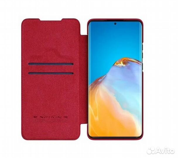 Чехол-книжка Nillkin Leather Qin для Huawei P50Prо