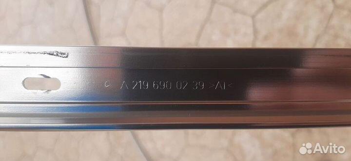 Молдинг крыши хром Mercedes CLS W219 Рестайлинг