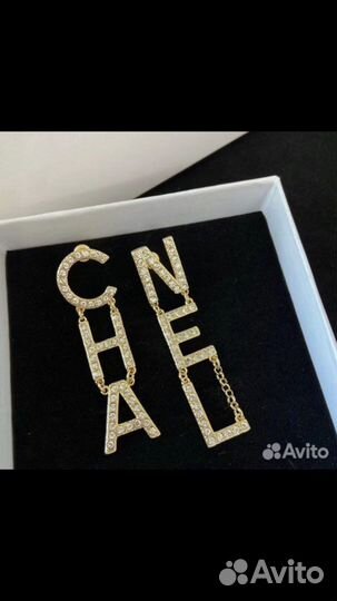 Серьги chanel