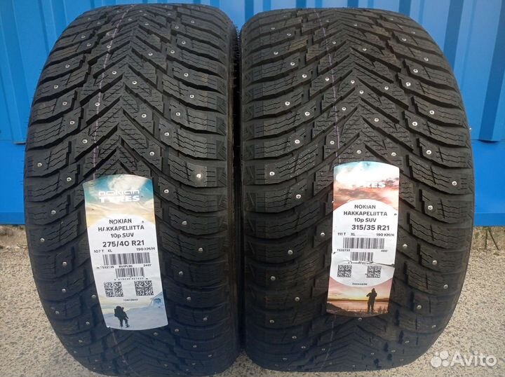 Nokian Tyres Hakkapeliitta 10p SUV 275/40 R21 и 315/35 R21 111T