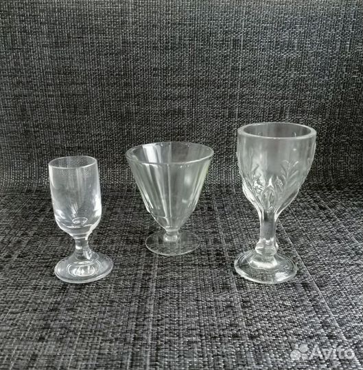 Лафитник СССР рюмка свинцовое стекло