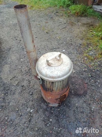 Печь-коптилка походная СССР