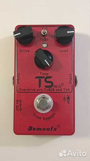 Педаль Overdrive Demonfx TS Red II — Новая