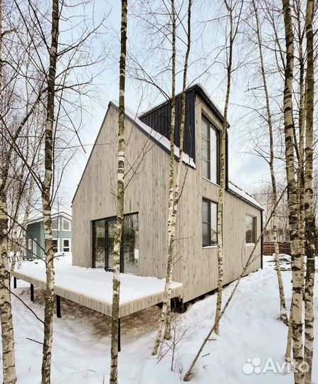 Каркасный Дом под ключ (Барнхаус)