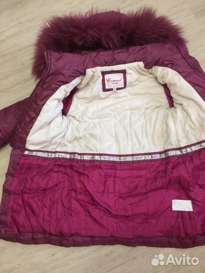 Куртка - пальто зимняя на девочку