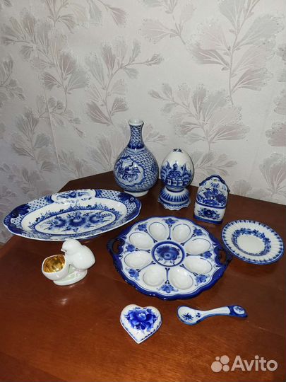 Посуда гжель