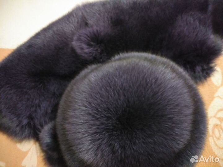 Шикарные шапка и воротник