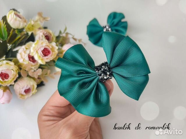 Бантики для девочек ручной работы