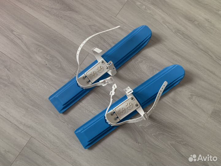 Мини лыжи детские для малышей пластиковые