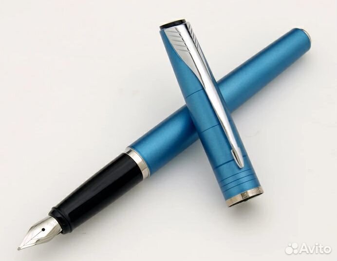 Ручка перьевая Parker Latitude F197, Slate Blue (П