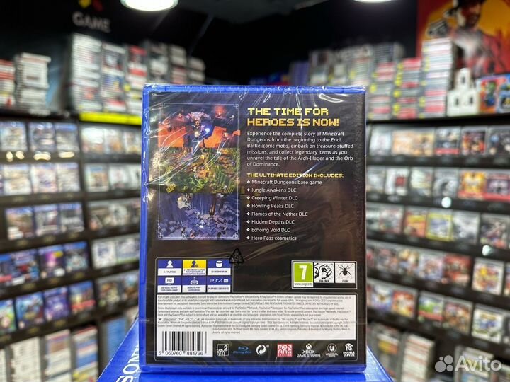 Игры для PS4: Minecraft Dungeons Ultimate Edition