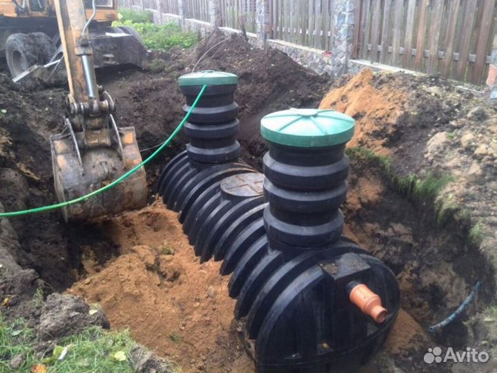 Септик био Аквалос 4 с переливом