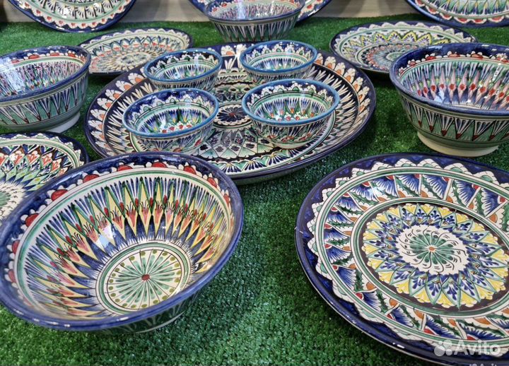 Лягaн. Кoca. Пиaла. Риштанская керaмика