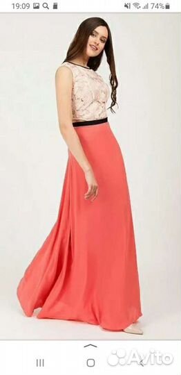 Платье в пол