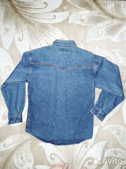 Рубашка джинсовая на подростка