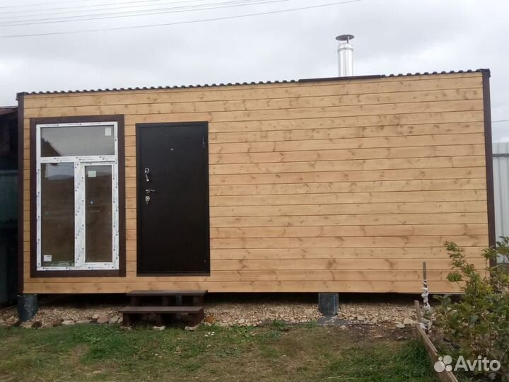 Баня каркасная не бочка