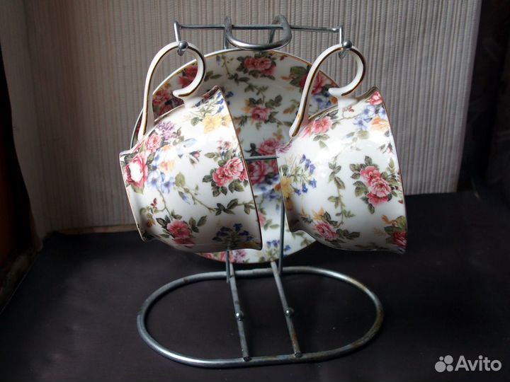 Чайный сервиз, чайная пара, бокалы, термокружка