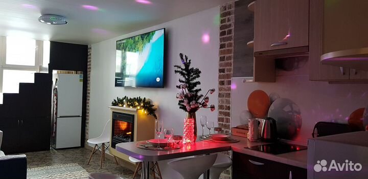 Апартаменты в центре Москвы с камином и сауной