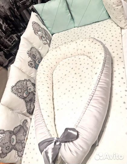 Бортики в кроватку новые