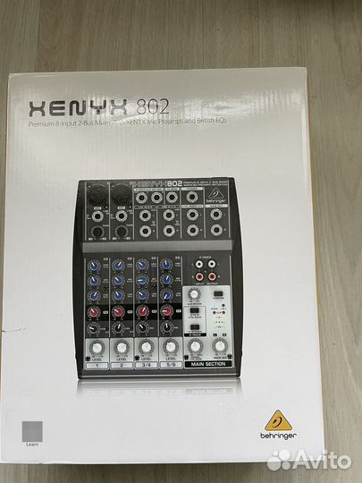 Микшерный пульт behringer xenyx 802