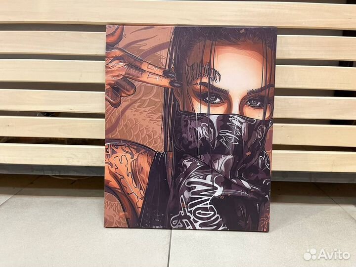 Картина брутальный арт