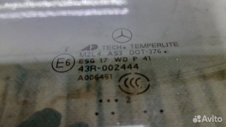 Стекло заднее левое Mercedes-Benz Gl X164 4.7 2012