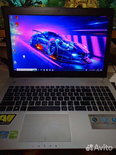 Мощный игровой metal asus n56 i7 8ядер/8g/ssd+hdd