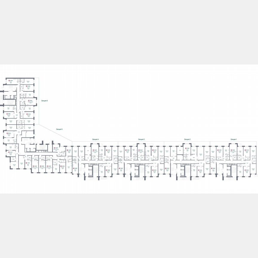 3-к. квартира, 86,7 м², 1/16 эт.