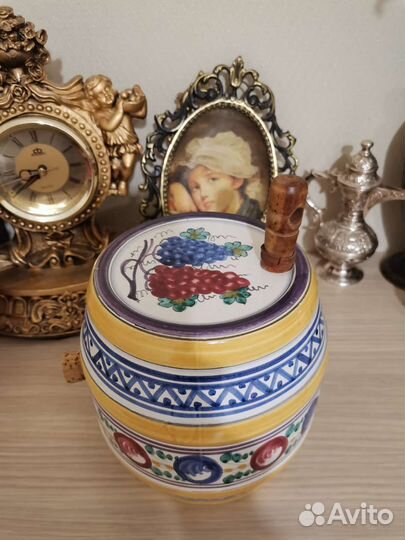 Бочка, винтаж. Керамика