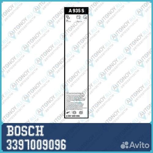 Щетка стеклоочистителя 3397009096 bosch 1шт