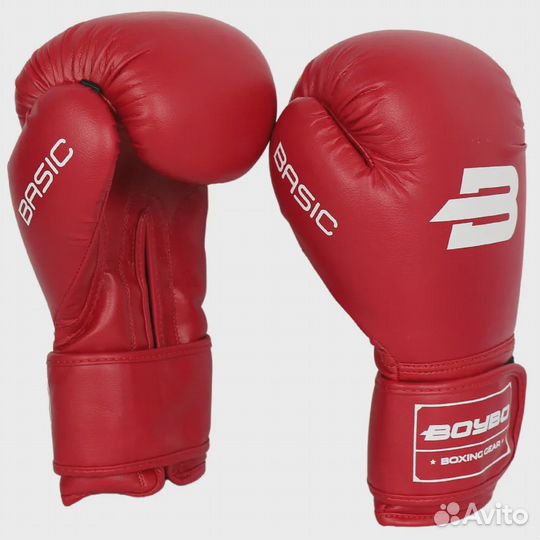 Перчатки боксерские BoyBo Basic BBG100 красные (10