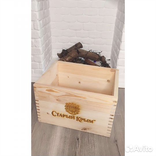 Ящик деревянный для хранения и декора