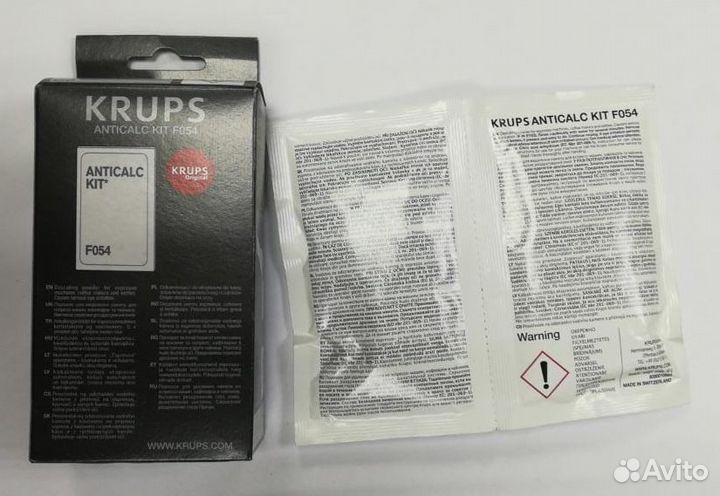 Антинакипин кофемашины krups оригинал F054001A зам