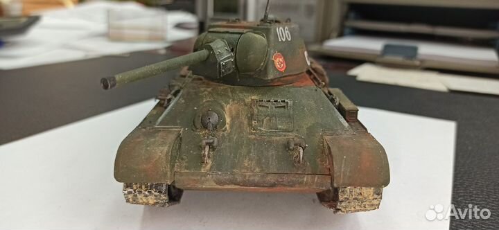 Сборная модель танка Т-34-76 Звезда. 1/35