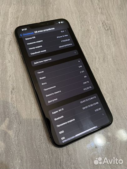 iPhone XS max 256 gb Space Gray