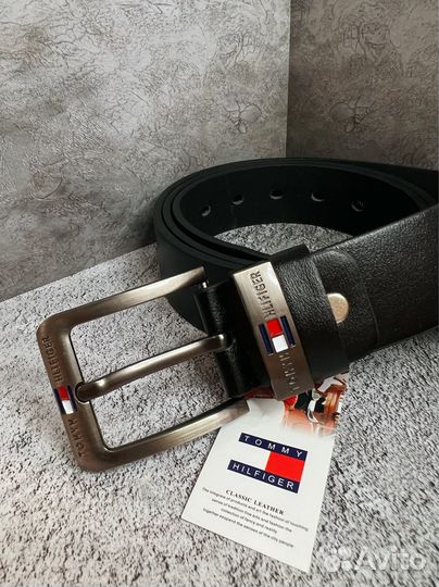 Ремень мужской calvin klein широкий кожаный