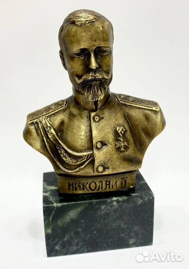 Бюст. Высоцкий. Дзержинский. Николай II. Бронза