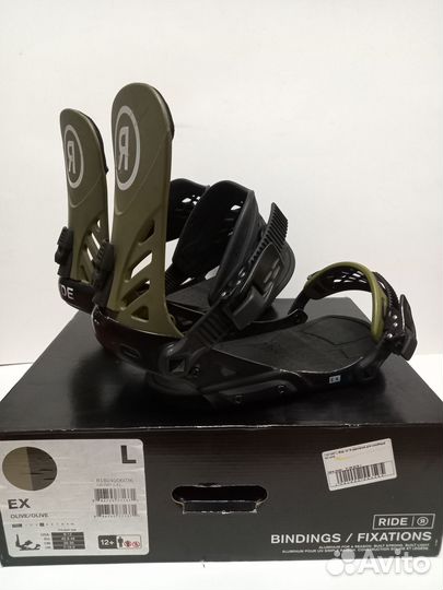 Крепления ride EX для сноуборда