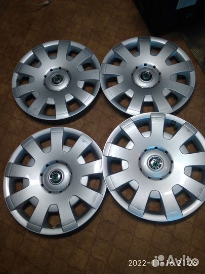 Колпаки оригинальные R16 Skoda