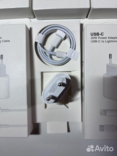 Адаптер питания apple 20w + кабель