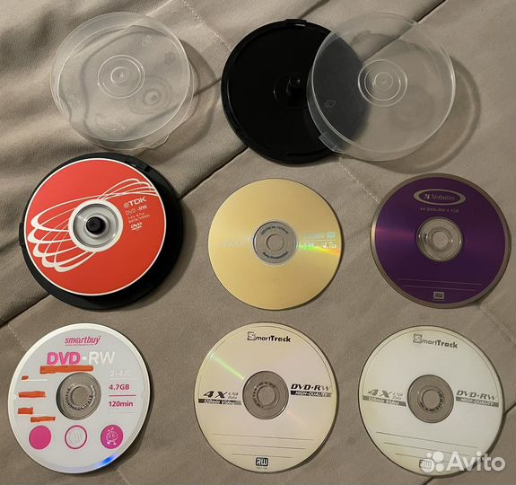 Различные пустые неиспользованные диски