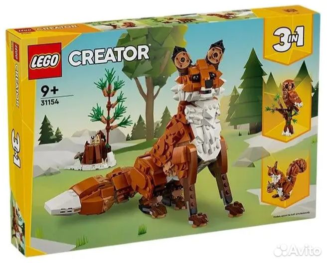 Lego Creator 31154 - Рыжая лисица 3 в 1