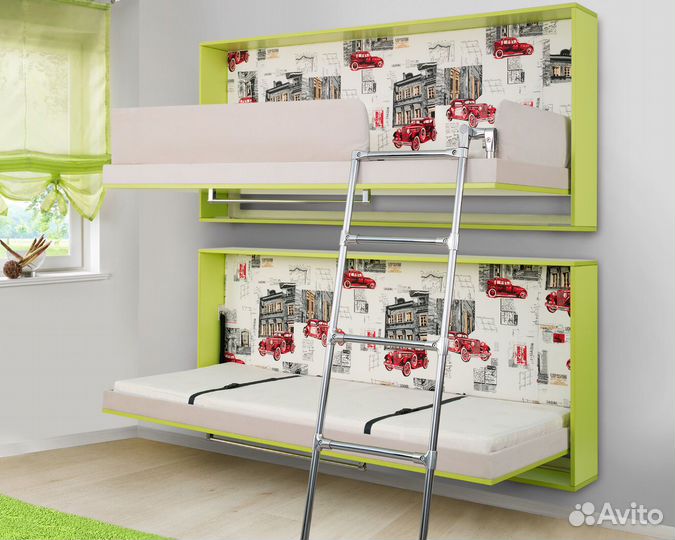 Детская кровать трансформер с диваном*