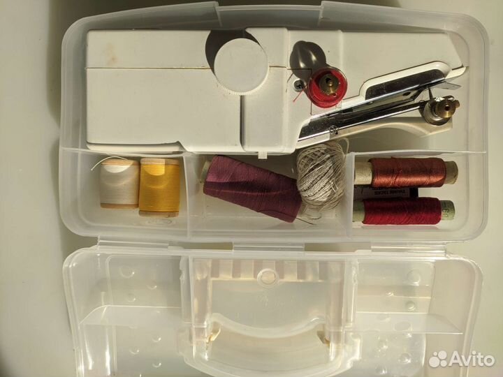 Мобильная швейная машинка на батарейках