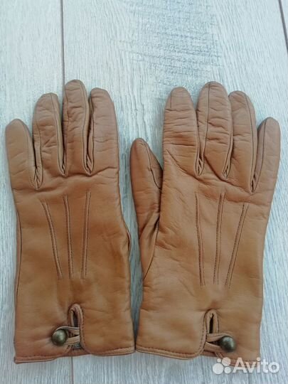 Перчатки кожаные Италия