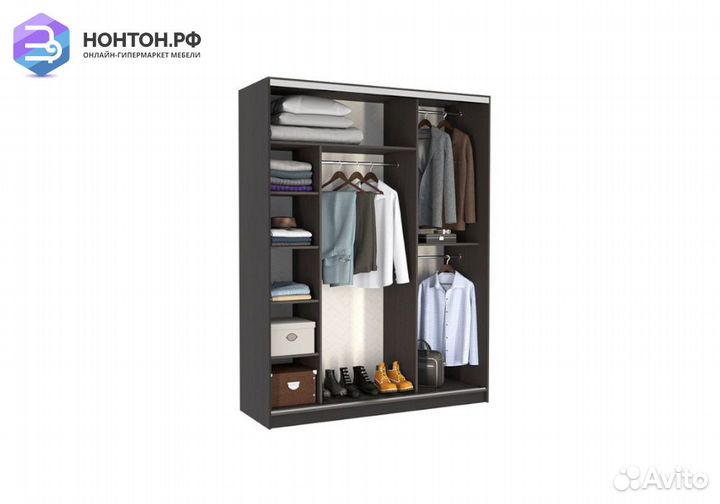 Шкаф-купе Бассо 9-600 83 венге