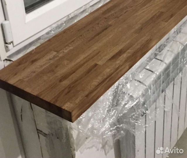 Подоконник деревянный