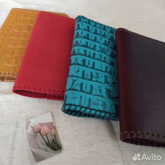 Обложка на паспорт натуральная кожа