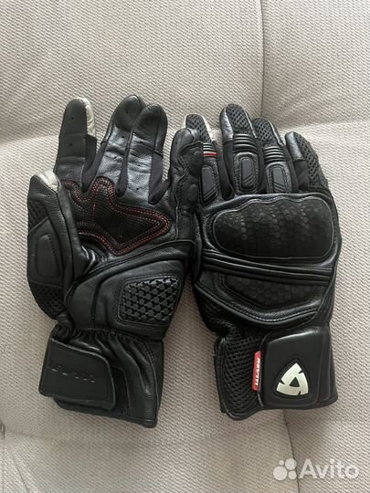 Мотоперчатки кожаные мужские