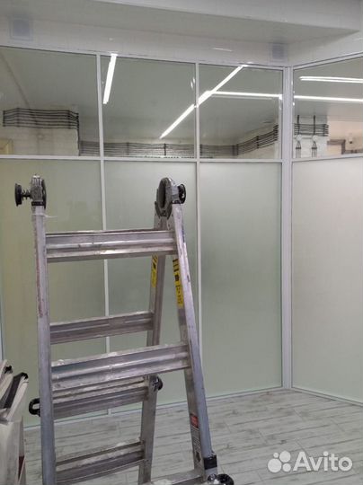 Перегородки из стекла